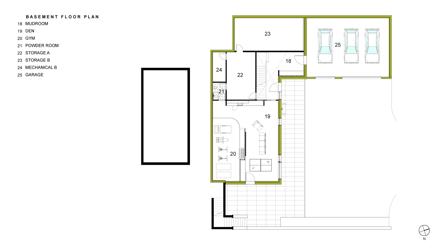 RPA Mithran Passive House Basement Plan 063021