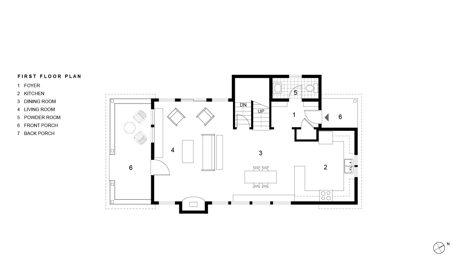 Sawkill Ave First Floor Plan