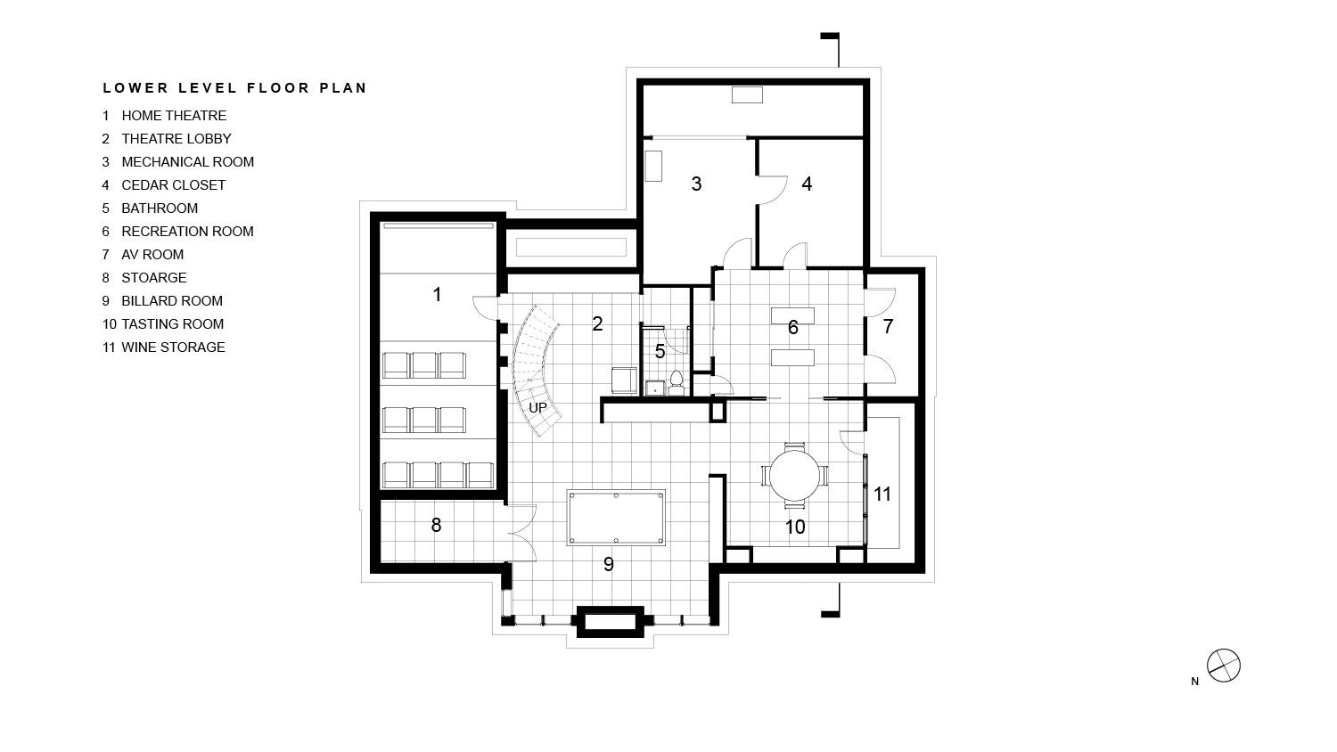 Loughnane Lower Level Floor Plan
