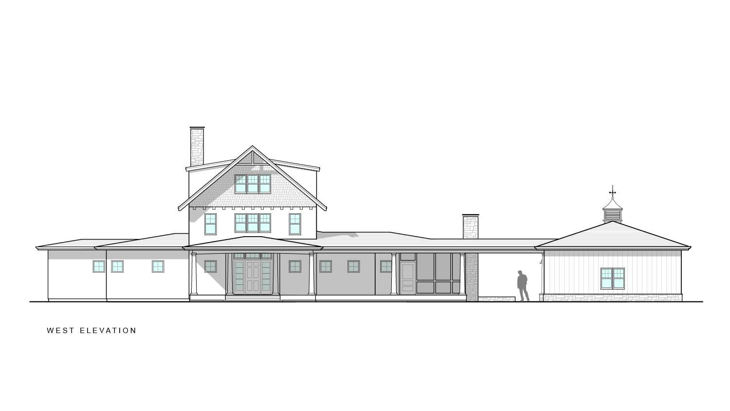 Ames West Elevation