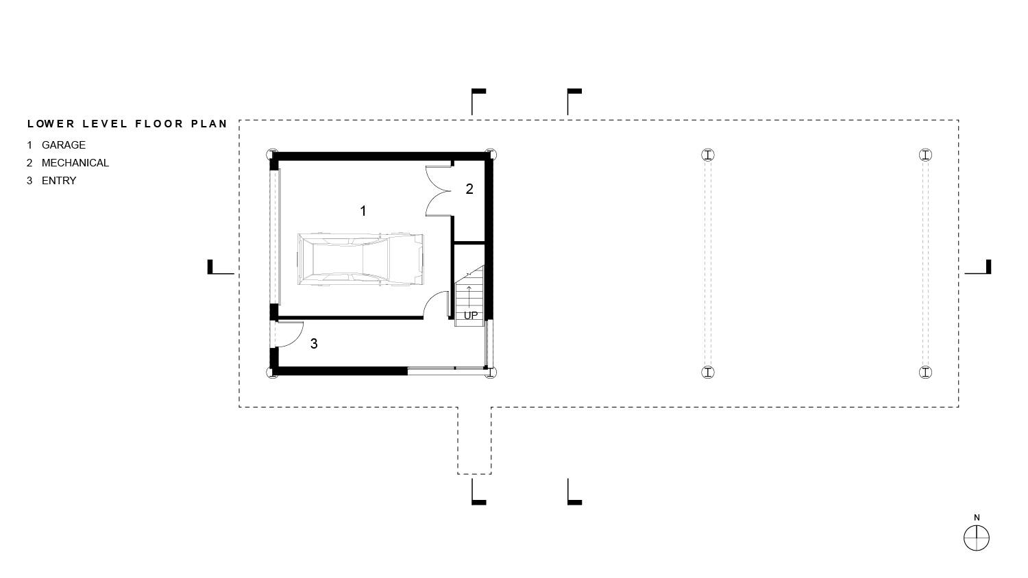 Artist Studio Lower Level Floor Plan